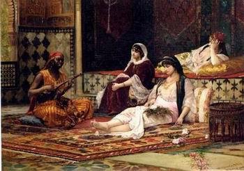 unknow artist Arab or Arabic people and life. Orientalism oil paintings 158